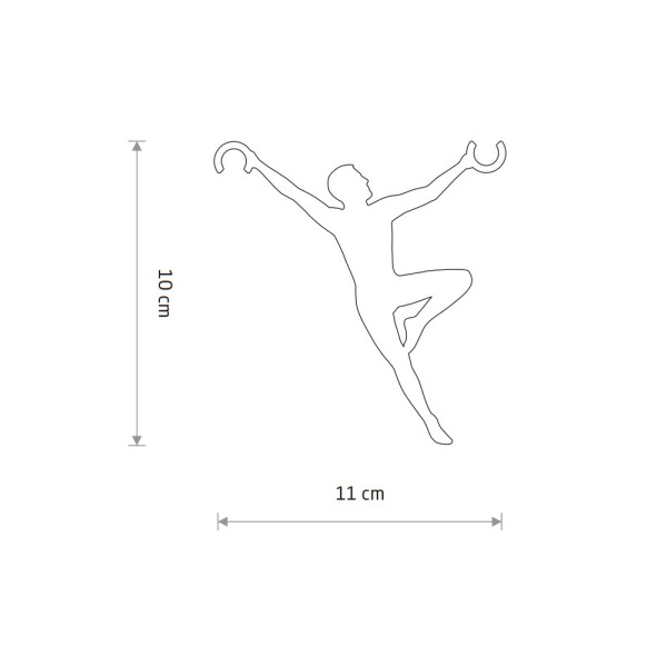 Декоративна ручка для регулювання кабелю Nowodvorski 11794 Acrobat чорна - фото №1
