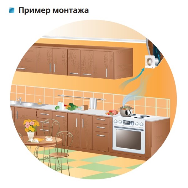 Осевой вентилятор Vents 100 М Турбо - фото №3