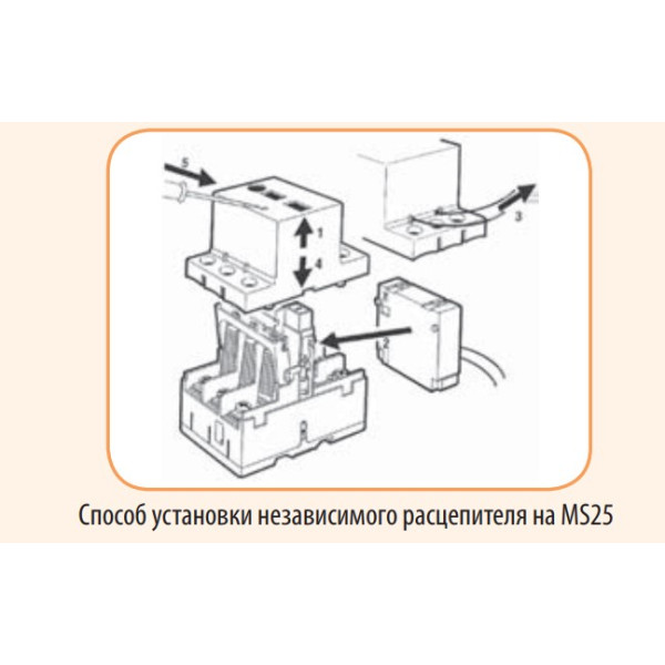 Независимый расцепитель ETI 004600170 A 220В - фото №1