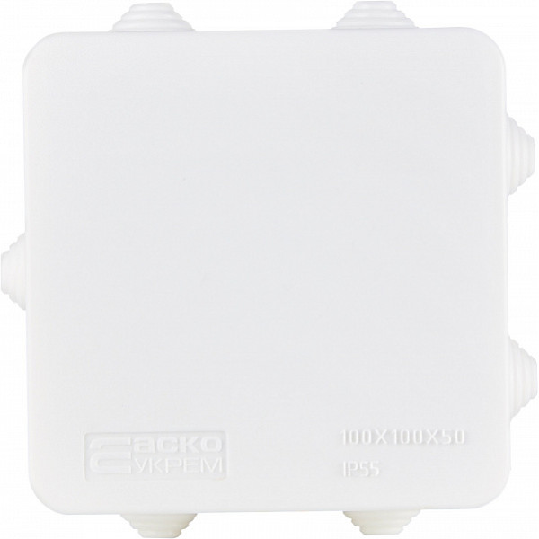 Распределительная коробка Аско-Укрем UAtmo 100*100*50 - фото №1