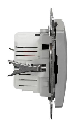 USB розетка Schneider Electric Sedna Design & Elements A+A 2,1A алюміній SDD113401 - фото №2