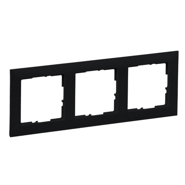 Рамка 3-постовая Legrand SUNO (чорный) 721523