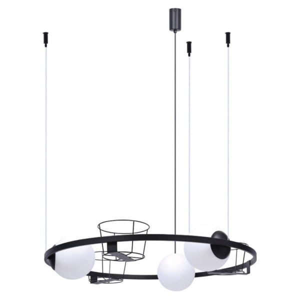 Люстра Zuma Line 5005 Plant E27 3x40W IP20 Чорна