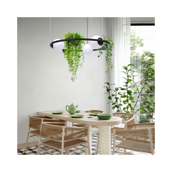 Люстра Zuma Line 5005 Plant E27 3x40W IP20 Чорна - фото №4