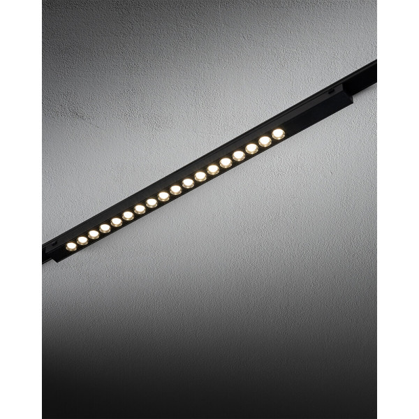 Магнітний трековий світильник Nowodvorski 11332 UT-LVM Focus LED 1x18W 4000K 1500Lm IP20 чорний - фото №1