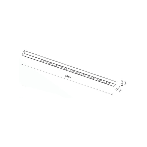 Магнітний трековий світильник Nowodvorski 11332 UT-LVM Focus LED 1x18W 4000K 1500Lm IP20 чорний - фото №4