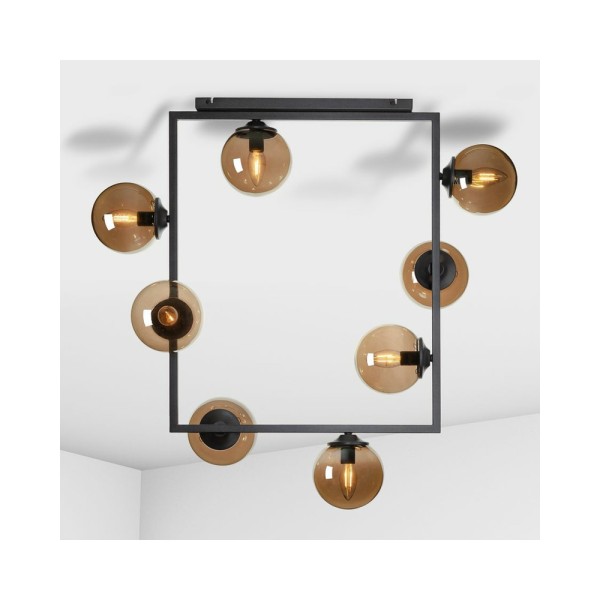 Люстра Imperium Light 140962.05.69 Frost E14 8x40W IP20 Чорна - фото №1