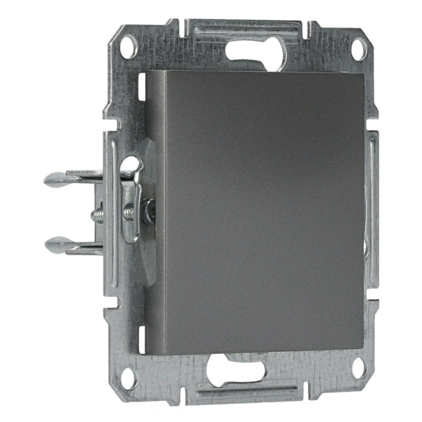 Заглушка без рамки сталь Asfora, EPH5600162 - фото №1