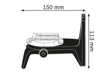 Поворотний тримач Bosch RM2 - фото №1