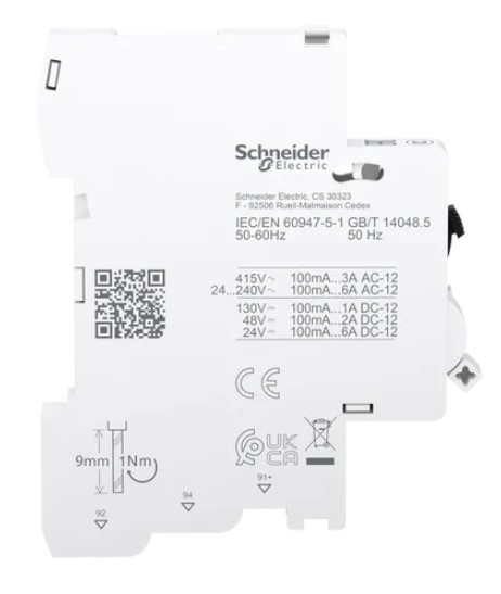 Допоміжний контакт Schneider Electric Acti9 iSD від 100мА до 6А C60/C120 - фото №1