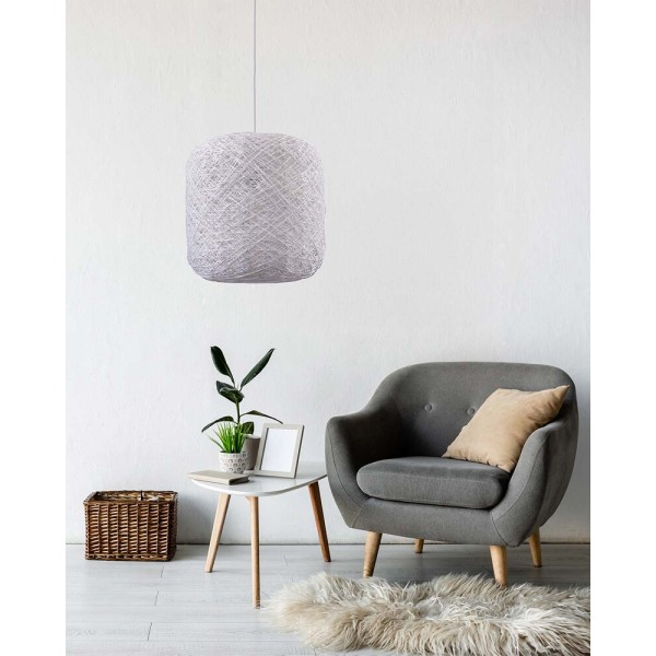 Подвесной светильник, люстра Goldlux 332240 Iga E27 1x20W IP20 белый - фото №1