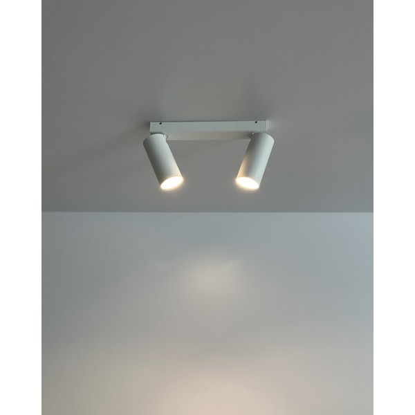 Светильник поворотный, спот Nowodvorski 11433 Fourty II GU10 2x10W IP20 белый - фото №2