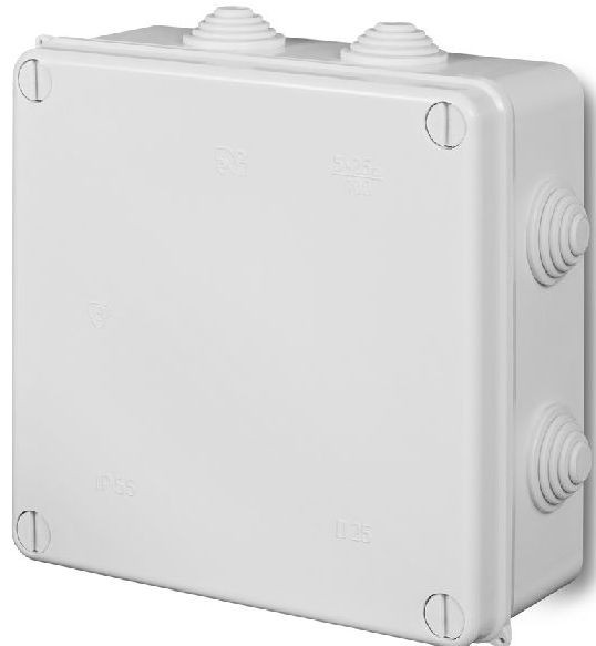Зовнішня розподільна коробка Elektro-Plast PK-7 (0238-01) 167х167х75 - фото №1