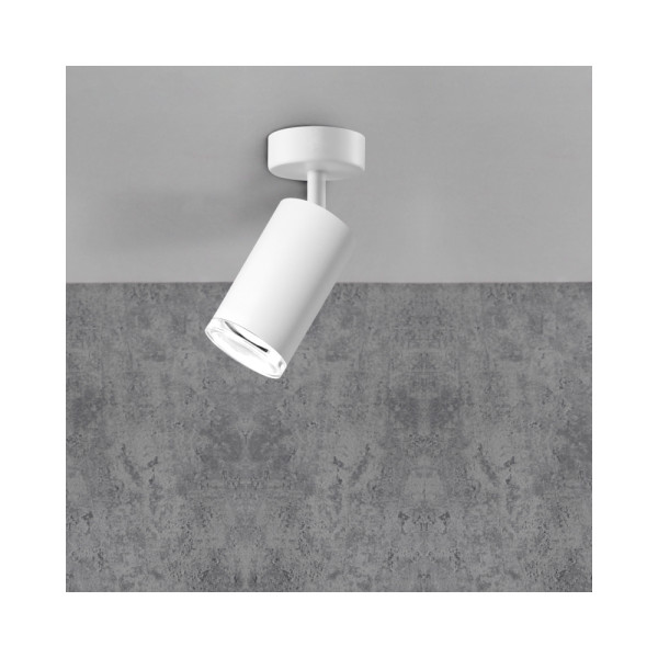 Світильник поворотний, спот Goldlux 324788 Turyn GU10 1x10W IP44 Білий - фото №1