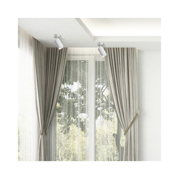 Світильник поворотний, спот Goldlux 324788 Turyn GU10 1x10W IP44 Білий - фото №3