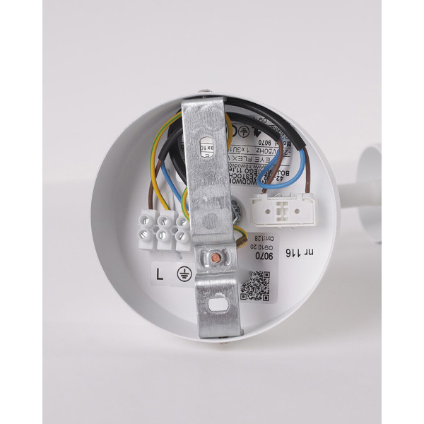 Бра, настінний світильник Nowodvorski 9070 Eye flex GU10 1x10W IP20 Wh - фото №4