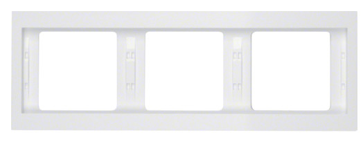 Рамка 3-местная, горизонтальная, полярная белизна Berker K.1