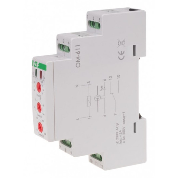 Реле контролю струму F&F ОП-611 (ОМ-611) - фото №2
