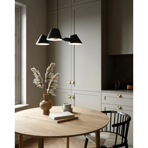 Подвесной светильник, люстра Nordlux 2120703003 Stay E27 3x60W IP20 черный - фото №1