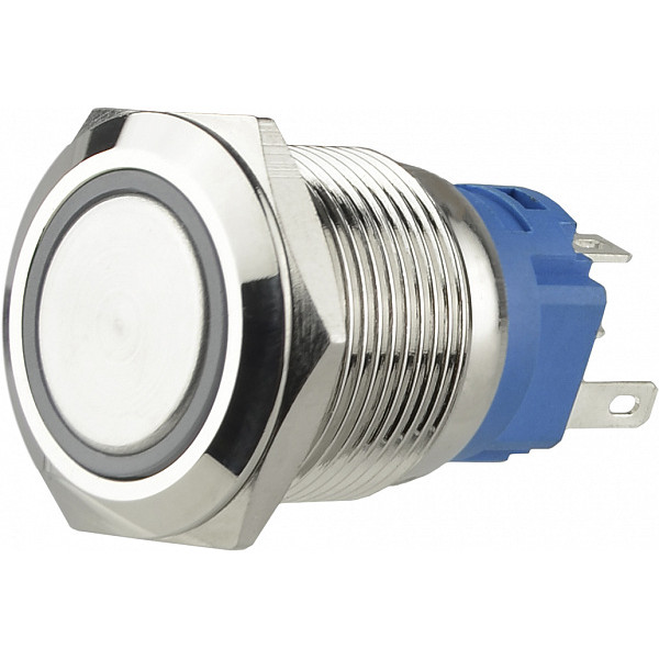 Кнопка Аско-Укрем TYJ 19-271 1NO+1NC 24В з підсвічуванням червона (A0140010139)