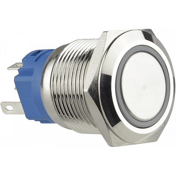 Кнопка Аско-Укрем TYJ 19-271 1NO+1NC 24В з підсвічуванням червона (A0140010139) - фото №1