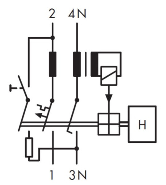 АВДС Schrack BO668516 6кА 16А 30мА 1P+N х-ка B тип АС - фото №5