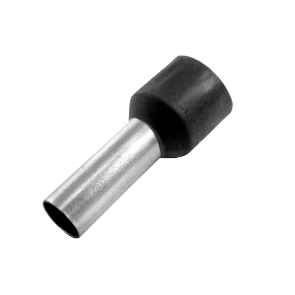 Втулочный наконечник TNSy Е1508 1,5мм² 100шт черный (TNSy5502606)