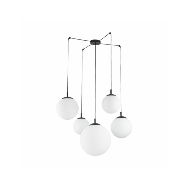 Підвісний світильник TK Lighting 4791 Esme E27 5x15W IP20 Bk