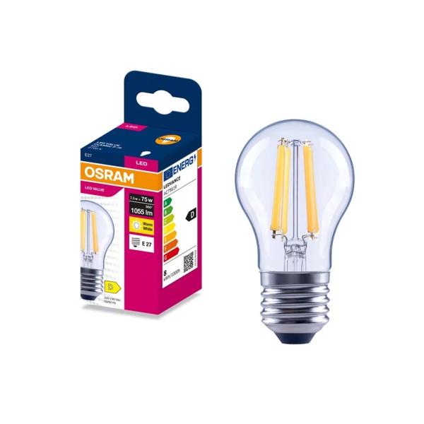 Світлодіодна лампочка Osram 4099854569784 E27 1x7.5W 2700K 1055Lm IP20 - фото №2