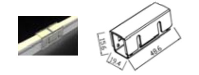 Соединитель COLORS для неона NMT1312 (AS-NMT1312MX0-FL) - фото №2