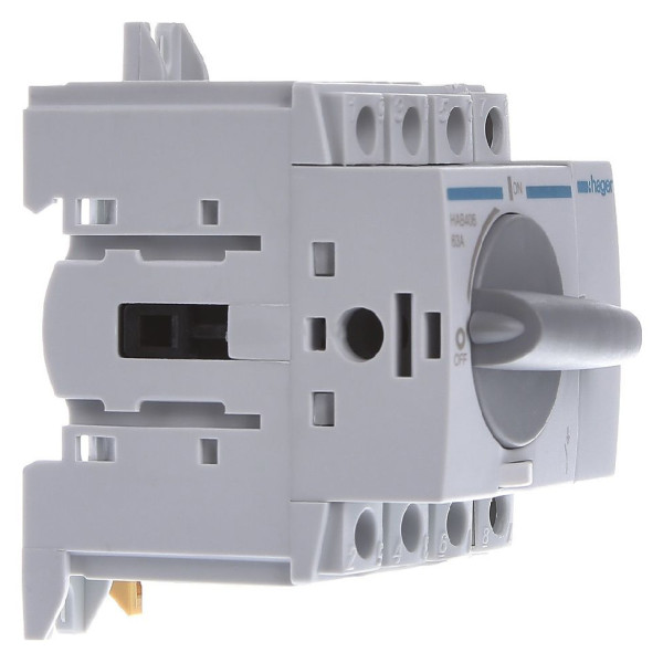 Рубильник Hager HAB406 4P 63А - фото №1