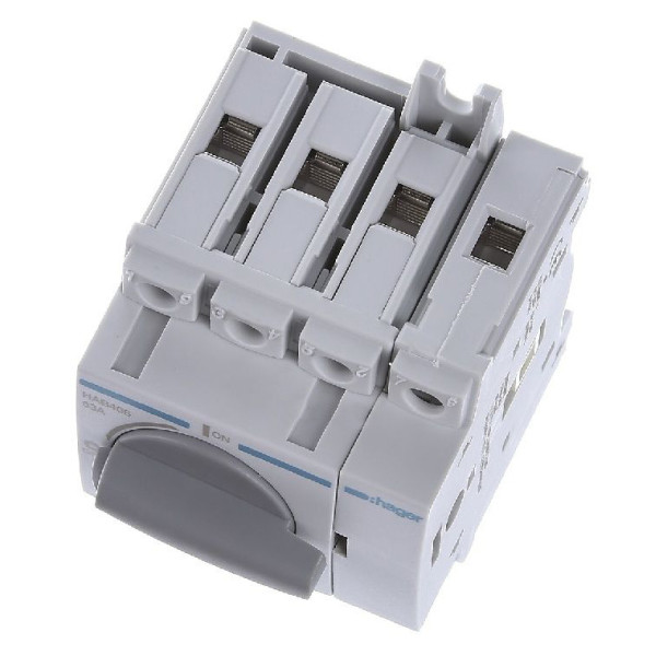 Рубильник Hager HAB406 4P 63А - фото №4