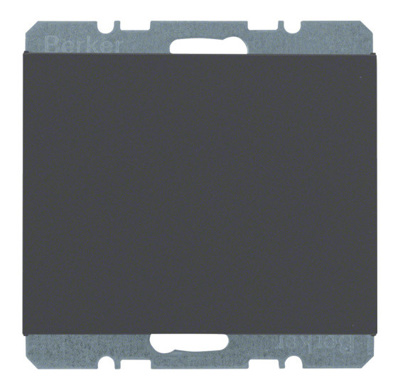 Заглушка із центральною панеллю антрацит Berker K.1