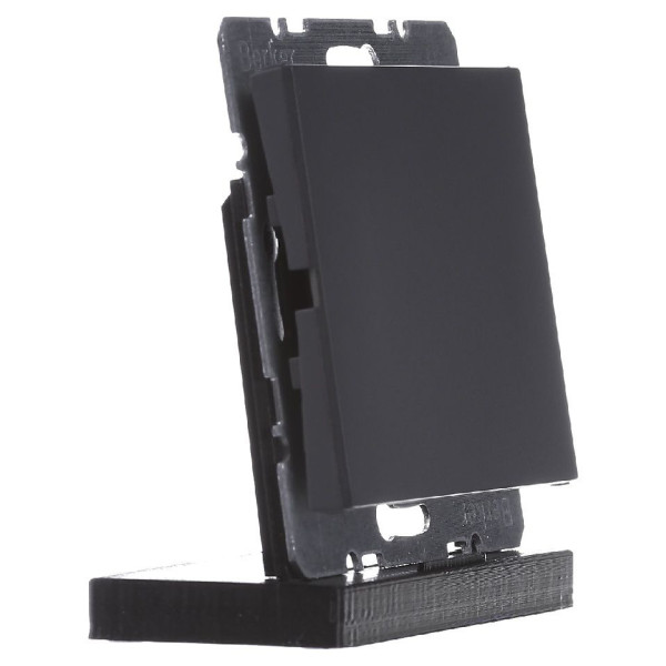 Заглушка із центральною панеллю антрацит Berker K.1 - фото №2