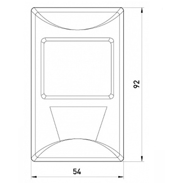 Датчик движения E.Next e.sensor.pir.38.white - фото №1