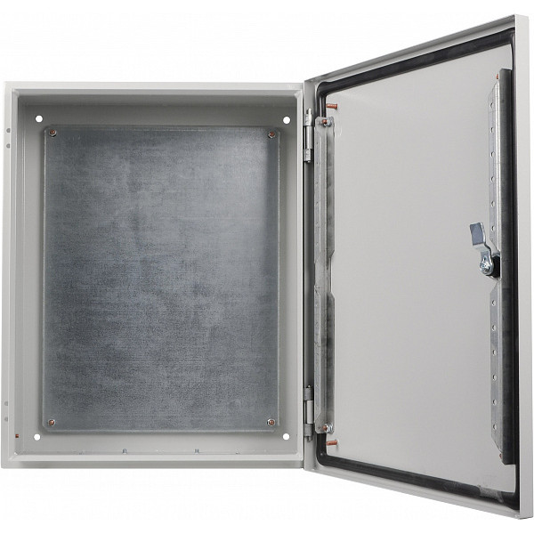 Металевий корпус Аско-Укрем Ubox з монтажною панеллю 500х400х200мм IP65 - фото №2