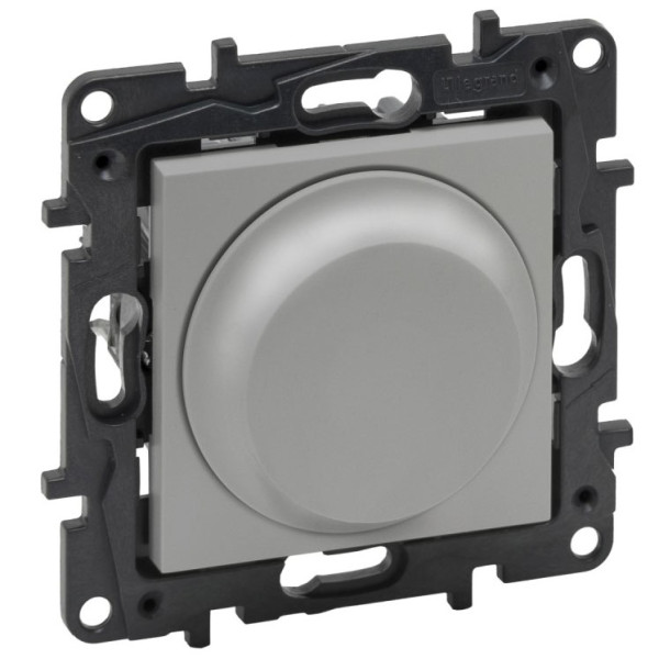 Светорегулятор Legrand Niloe Step 300Вт алюминий (863352)