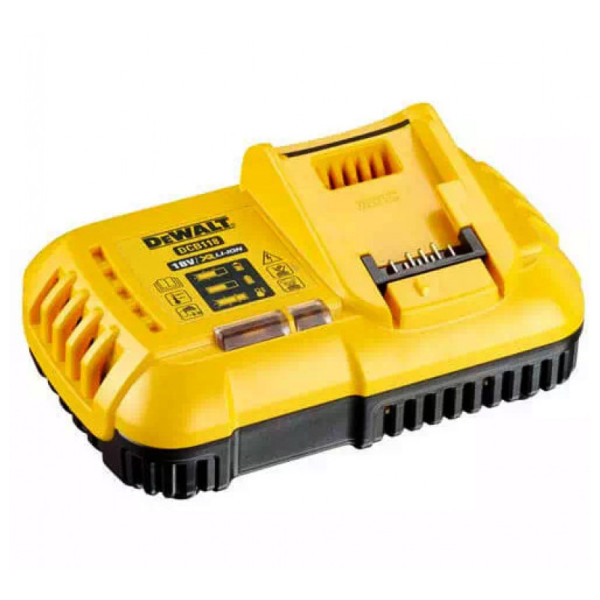 Зарядное устройство DeWALT DCB118Y2 8А 18В/54В 2 аккумулятора - фото №1