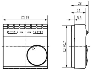 Термостат Theben RAMSES 701 - фото №1