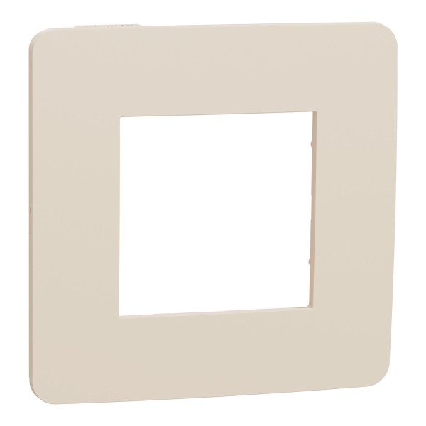 Одномісна рамка Schneider Electric Unica Studio Color NU280244 бежева