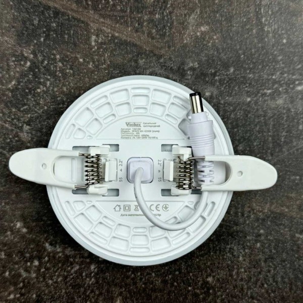 Светильник LED даунлайт Violux SPACE 6W 4200K круг IP20 ( 100100 ) - фото №3