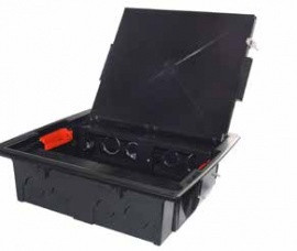 Напольный лючок DKC 01370 ANTISC 16М NEST-16 с крышкой под декоративную вставку