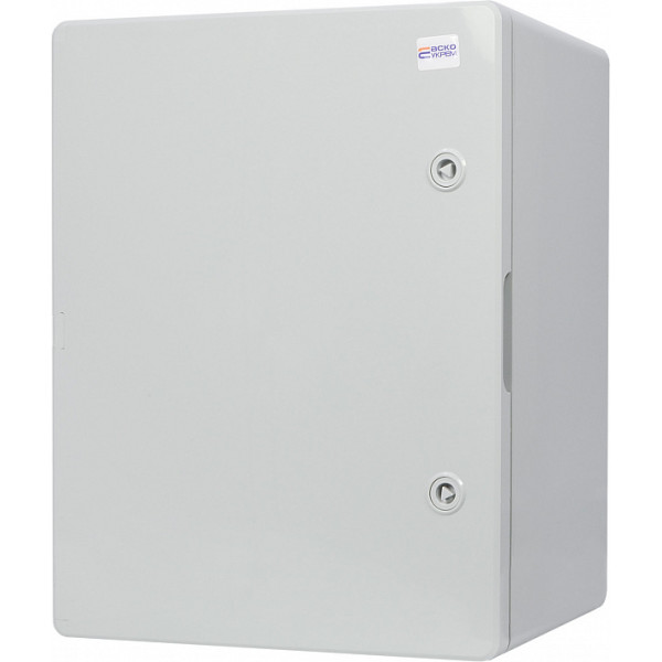 Ударостійкий корпус з АБС-пластику Аско-Укрем UBox 400x500x240мм (непрозорі дверцята) - фото №3