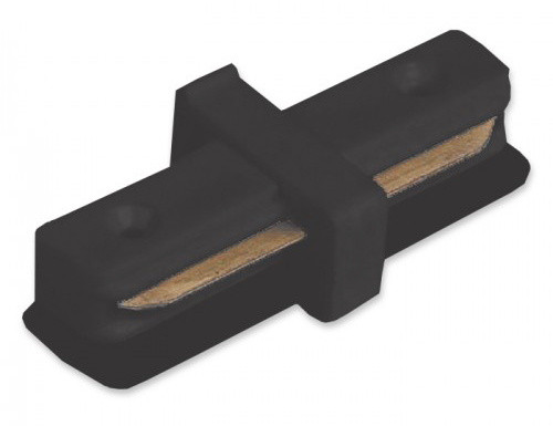 Прямий конектор Feron 6678 LD1004 для однофазного вбудовуваного шинопроводу (чорний)