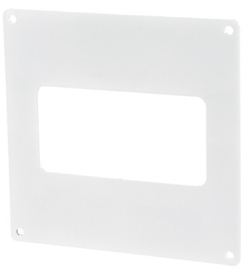 Настенная пластина Vents 55х110 для прямоугольных воздуховодов