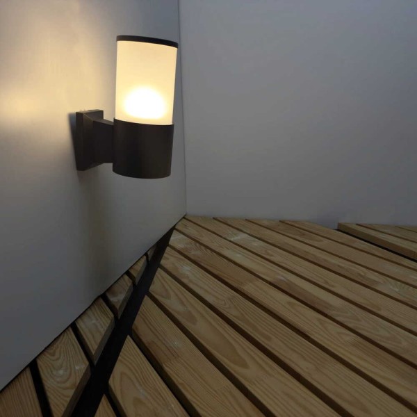 Светильник фасадный Violux CORSO-1D 40Вт E27 IP44 черный ( 500260 ) - фото №1