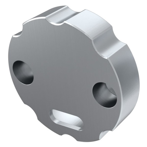 Заглушка Lumines для типа COSMO с отверстием серебро