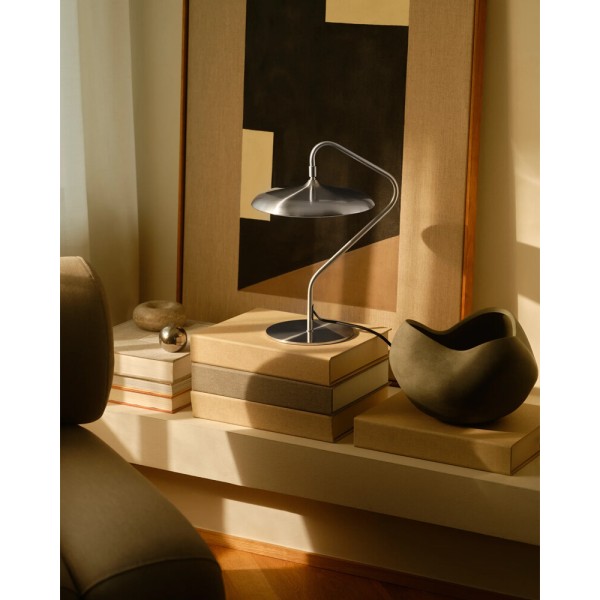 Настільна лампа Nordlux 2520035034 Artist LED 1x15W 3000K 1100Lm IP20 срібляста - фото №1