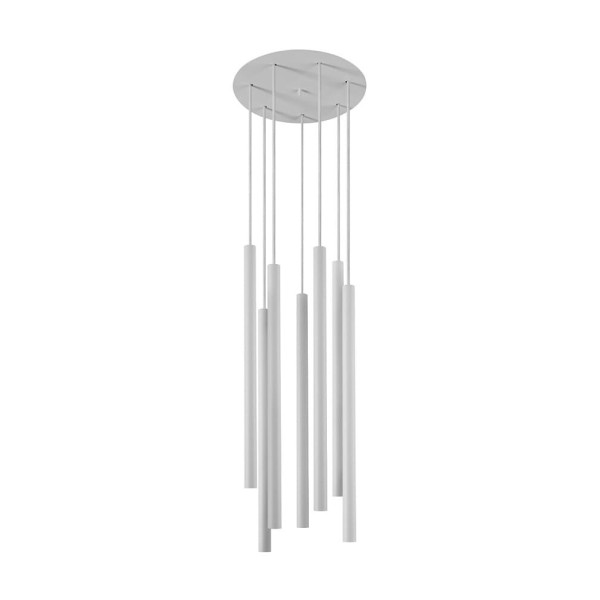 Подвесной светильник, люстра Nowodvorski 8918 Laser 490 G9 7x10W IP20 Белый