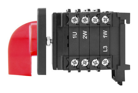 Переключатель щитовой E.NEXT 8327-200 LK16/4.322-SP/45 4p 0-1-2 16А - фото №2